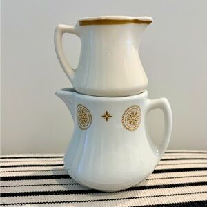 Restaurant Ware Creamer Pitcher Pair Shenango China U.S.A.